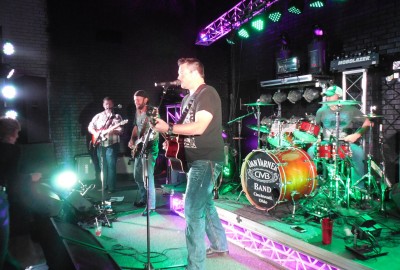 Dan Varner Band on stage at Jimmy B's