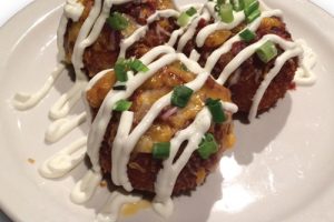 potato spurs on a plate